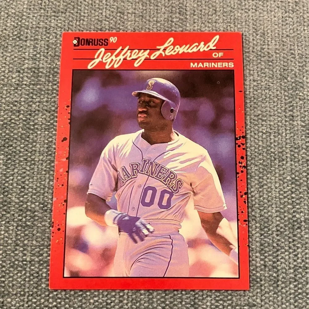 1990 Donruss Seattle Mariners Baseball Card Trading Card